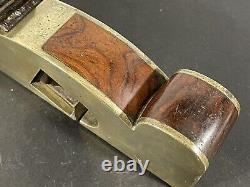 Antique 1-1/2 Gunmetal Shoulder Rabbet Rebate Plane Woodwork Tool