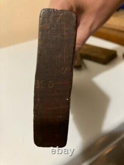 Antique 1800s Wooden Carppenter's Woodworking Moulding Plane tools