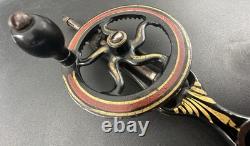 Antique 1880's Whitney's Tower & Lyon Hand Drill Woodworking With Box & Wrench