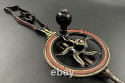 Antique 1880's Whitney's Tower & Lyon Hand Drill Woodworking With Box & Wrench