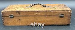 Antique 1880's Whitney's Tower & Lyon Hand Drill Woodworking With Box & Wrench