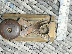 Antique 4 Brass & Rosewood Plane Woodwork Hand Tool Superb Quality