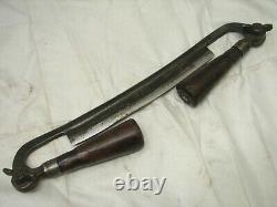 Antique 8 Folding Handle Draw Knife Wood Shave Woodworking Tool Carpenter's