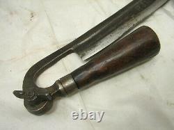 Antique 8 Folding Handle Draw Knife Wood Shave Woodworking Tool Carpenter's