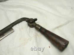 Antique 8 Folding Handle Draw Knife Wood Shave Woodworking Tool Carpenter's