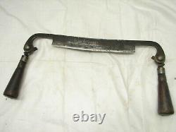 Antique 8 Folding Handle Draw Knife Wood Shave Woodworking Tool Carpenter's