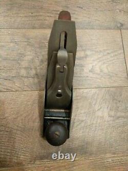 Antique Bailey Corrugated Bottom Wood Plane No. 4 Woodworking Tools Stanley