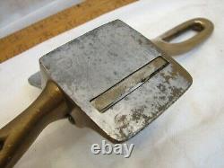 Antique Brass or Gun Metal Scraper Plane Shave Draw Knife Wood Working Tool