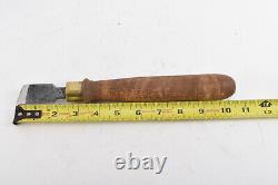 Antique Bucks Brothers 1'' Chisel Gouge Cast Steel Wood Working Tool USER V64