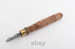 Antique Bucks Brothers 1'' Chisel Gouge Cast Steel Wood Working Tool USER V64