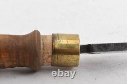 Antique Bucks Brothers 1'' Chisel Gouge Cast Steel Wood Working Tool USER V64