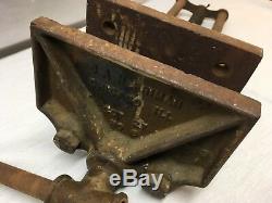 Antique C. A Herriman No 8 Quick Release Bench Vise Woodworking Rare Vintage 1903