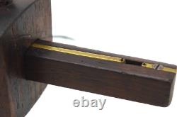 Antique Carpenter Scribe Marking Gauge Vintage Wood Working Tool Wood Brass
