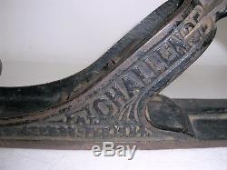 Antique Challenge Cast Iron Wood Working Carpentry Plane 15 Tool 1884 Patent