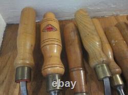 Antique Chisel Gouge Woodworking Tool Set Buck Stormont Addis Berg Barton Frost