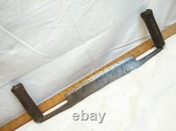 Antique D. R. Barton Hand Forged Draw Knife Shave Woodworking Carpenter's Tool 9