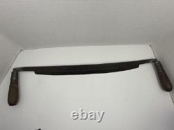 Antique Draw Knife Curved Woodworking Hand Tool Early Carpentry 25 With18 Blade