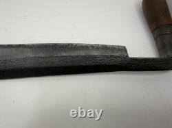 Antique Draw Knife Curved Woodworking Hand Tool Early Carpentry 25 With18 Blade