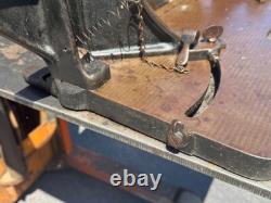 Antique Fox Machine Co. 5A Universal Trimmer Cast Iron Woodworking Miter Tool