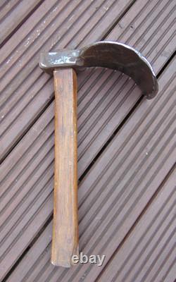 Antique French Carpenter's Woodworking Tool Adze