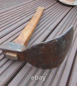 Antique French Carpenter's Woodworking Tool Adze