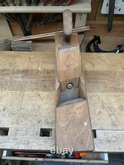 Antique Griffin's 18 Wooden skew sharp Badger Plane Vintage Woodworking Tool