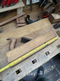 Antique Griffin's 18 Wooden skew sharp Badger Plane Vintage Woodworking Tool