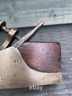 Antique Gunmetal Infill Smithing Plane Vintage Tools