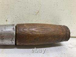 Antique Hibbard Spencer Timber Framing Woodworking Diamond Back Chisel 1 3/8