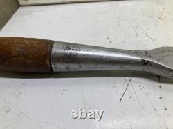 Antique Hibbard Spencer Timber Framing Woodworking Diamond Back Chisel 1 3/8