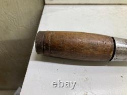 Antique Hibbard Spencer Timber Framing Woodworking Diamond Back Chisel 1 3/8