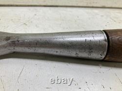 Antique Hibbard Spencer Timber Framing Woodworking Diamond Back Chisel 1 3/8