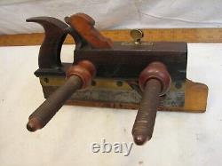 Antique Hynson & Gormly Rosewood Screw Arm Plow Plane Woodworking