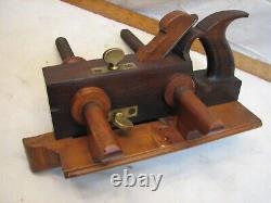 Antique Hynson & Gormly Rosewood Screw Arm Plow Plane Woodworking