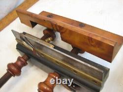 Antique Hynson & Gormly Rosewood Screw Arm Plow Plane Woodworking
