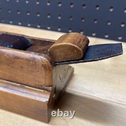 Antique I Sorby Chamfer Plane Wooden Body Vintage Woodworking Tools I. Sorby