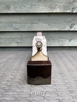 Antique Infill Wood Plane Gunmetal Lever With Steel Body Vintage Tools
