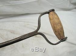 Antique Iron Siding Slick Chisel Wood Working Tool Blacksmith Hand Forged Lumber
