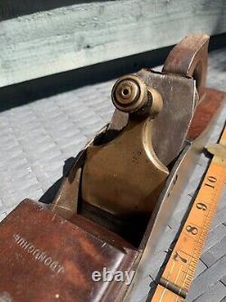 Antique Jointer Panel Plane 18 Long Gunmetal Lever Cap Vintage Tools