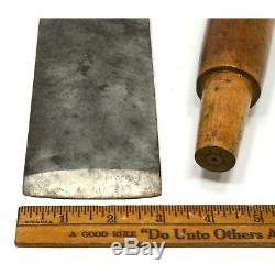 Antique KEEN KUTTER CARPENTERS SLICK 3 Woodworking SOCKET CHISEL 28 with Handle