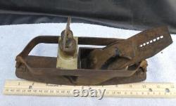 Antique Leonard Bailey Compass Plane Woodworking Tool Possibly No 20 Victor