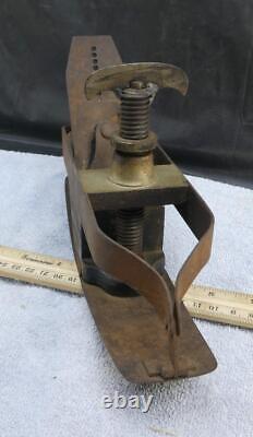 Antique Leonard Bailey Compass Plane Woodworking Tool Possibly No 20 Victor