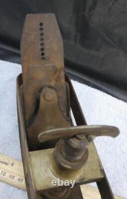 Antique Leonard Bailey Compass Plane Woodworking Tool Possibly No 20 Victor