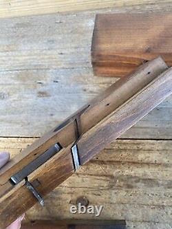 Antique Lot Of 4 Molding Planes WOOD PLANES- Woodworking-with Blades