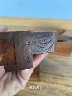 Antique Lot Of 4 Molding Planes WOOD PLANES- Woodworking-with Blades