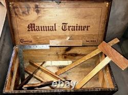 Antique Manual Training Woodworking Tool Set Manual Trainer No. 972A -1900's