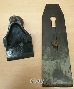 Antique Marples Type I Ivy Leaf Lever Cap Smoothing Plane Woodworking RARE