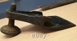 Antique Marples Type I Ivy Leaf Lever Cap Smoothing Plane Woodworking RARE