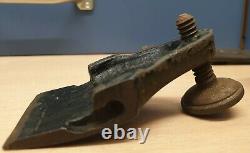 Antique Marples Type I Ivy Leaf Lever Cap Smoothing Plane Woodworking RARE