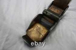 Antique Metal plane with wooden wedge Chariot plane old woodworking tool plane